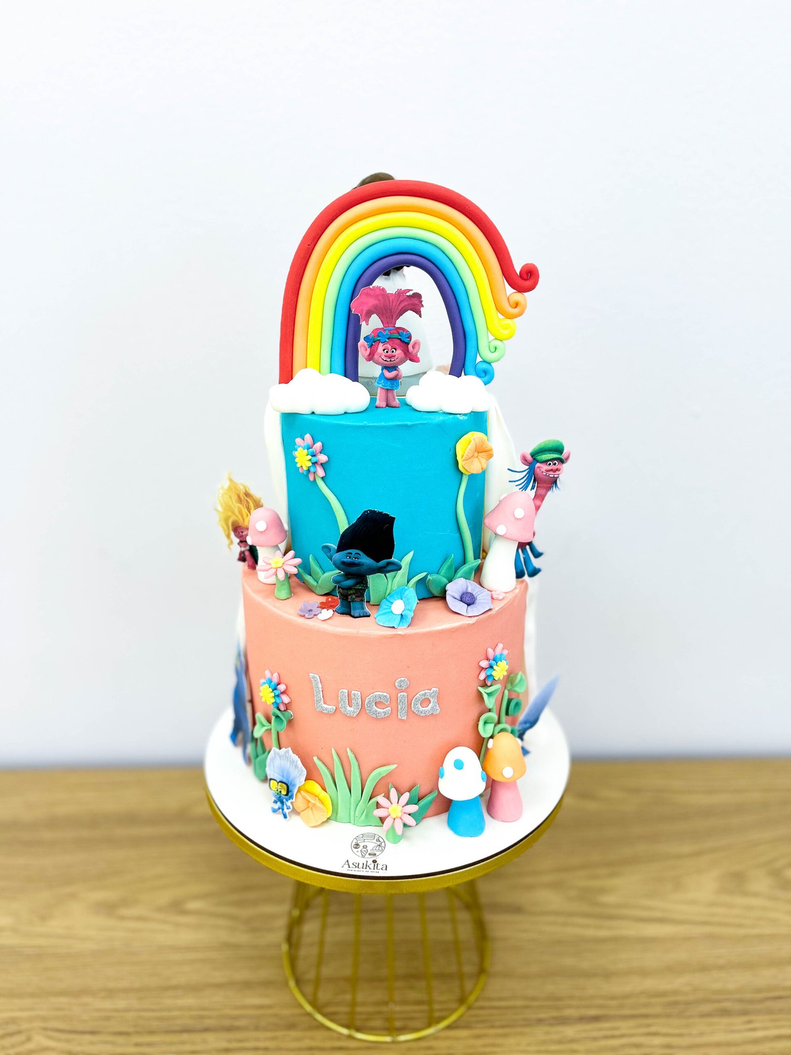 Imagen de Tarta De Comunión Trolls