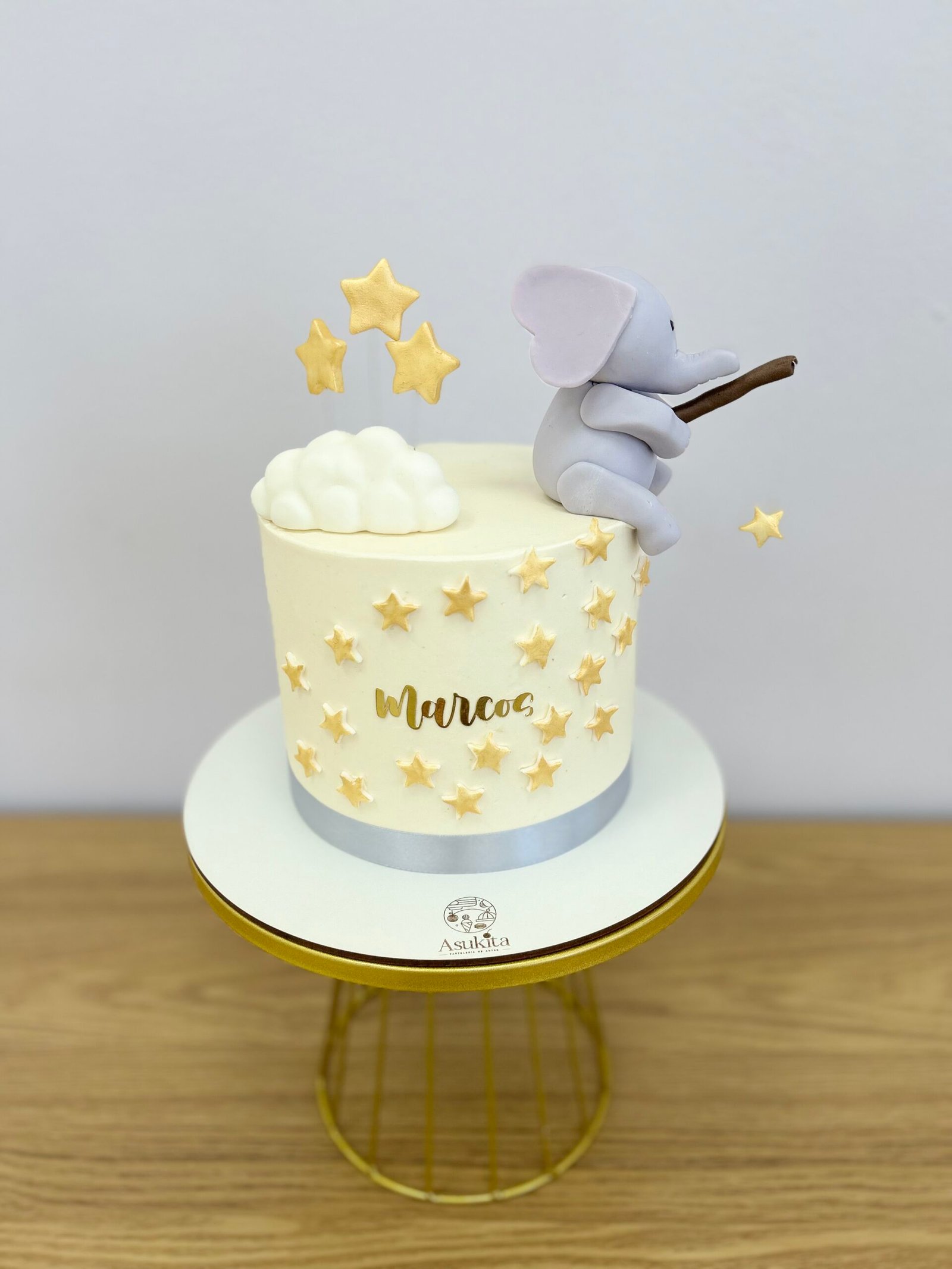 Tarta de Bautizo Elefante